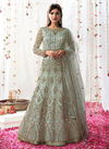 Sea Green Colour Swagat Violet 5301 Series Heavy Stylish Wedding Wear Embroidery Salwar Kameez Latest Collection 5301